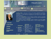 Tablet Screenshot of hauet.com